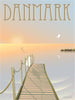 Vissevasse Denmark The Bathing Jetty Poster, 50x70 Cm