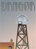 Vissevasse Dragør Lod Tower Poster, 15x21 cm