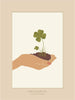 Vissevasse Grow Your Own Luck Poster, 30 X40 Cm