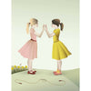 Vissevasse Hand Clapping Girl Poster, 50 X70 Cm