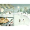 Vissevasse Ice Skating Plakat, 50X70 Cm