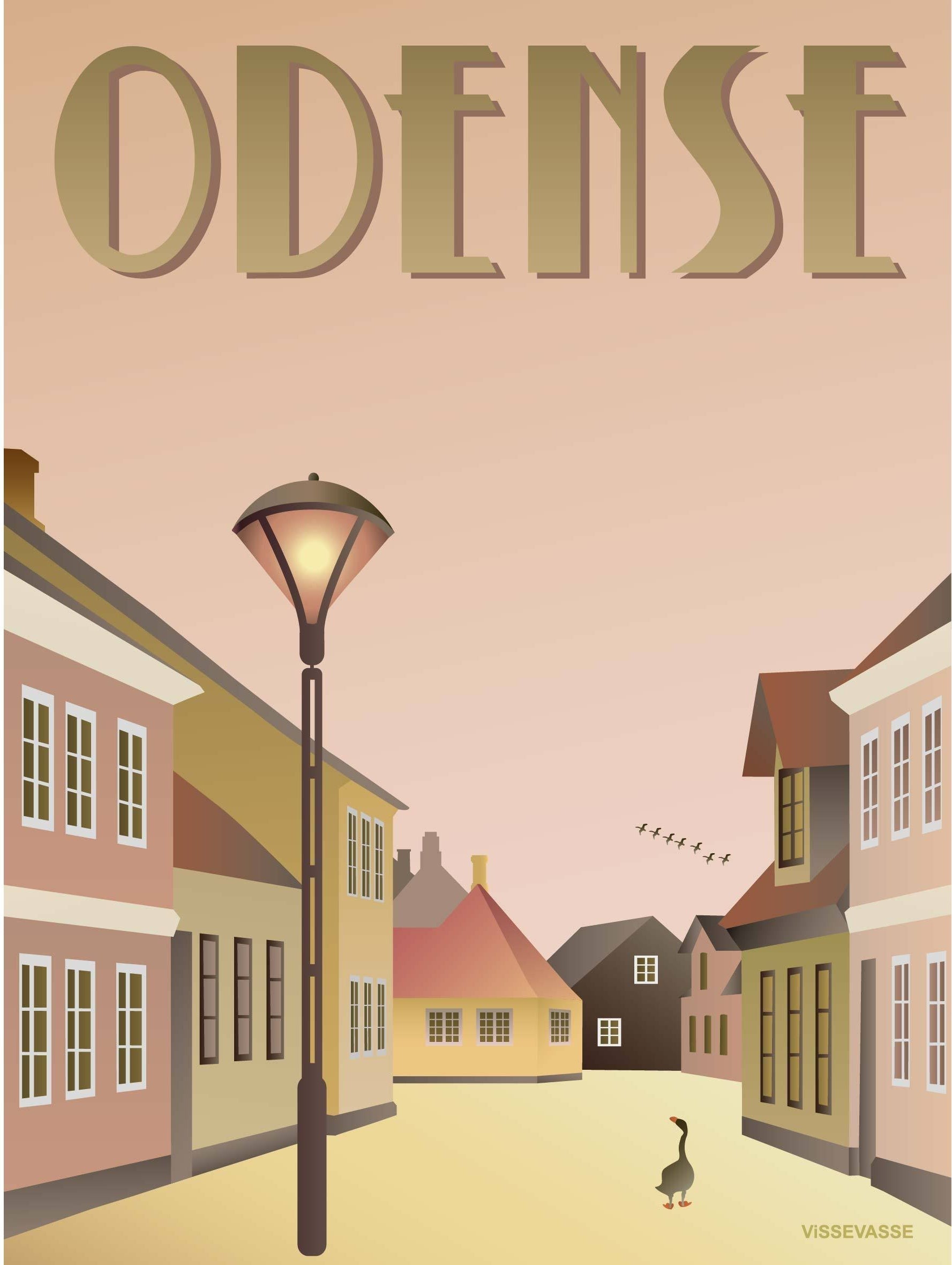 [product_category]-Vissevasse Odense Entlein Poster, 15 X21 Cm-Vissevasse-5713138420019-F-2014-200-S-VIS-1