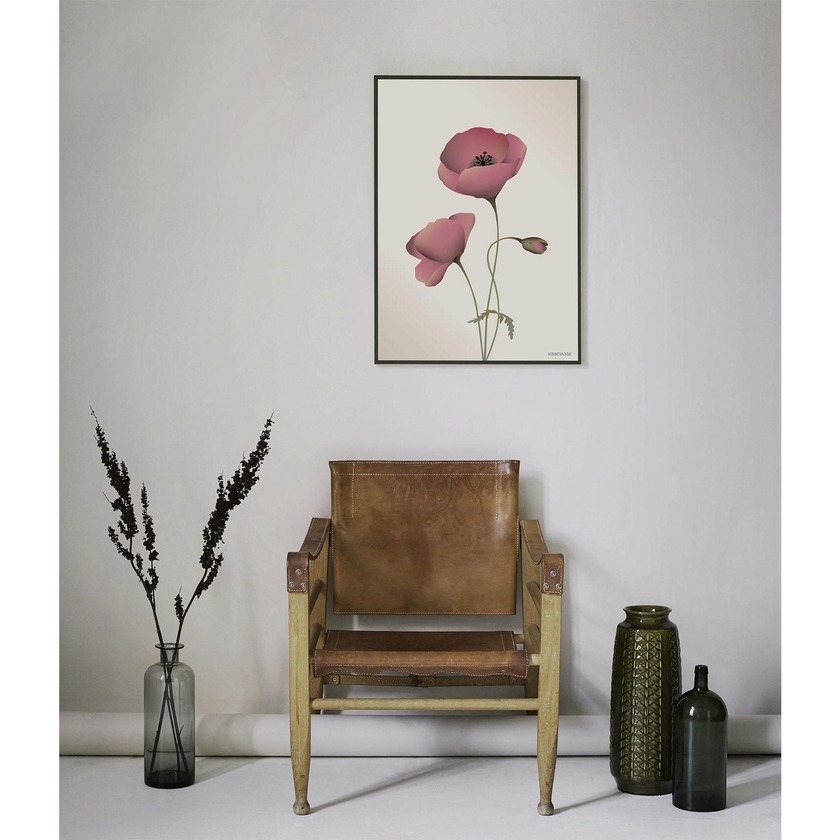 [product_category]-Vissevasse Poppy Poster 30 X40 Cm, Meringue-Vissevasse-5713138605027-F-2016-050-M-VIS-2