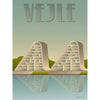 Vissevasse Vejle Wave Poster, 50 X70 Cm