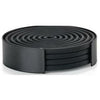 Zone Denmark Rocks Glass Coaster Set Of 4, Black