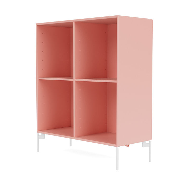 Montana Show Bookcase With Legs, Ruby/Snow White
