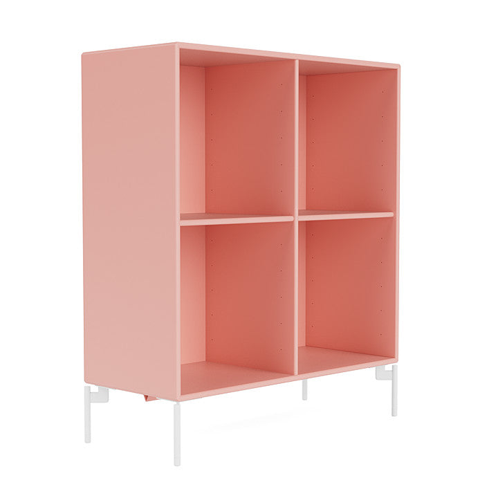 Montana Show Bookcase With Legs, Ruby/Snow White