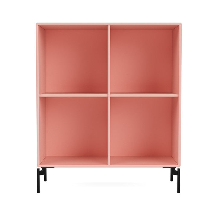 Montana Show Bookcase With Legs, Ruby/Black