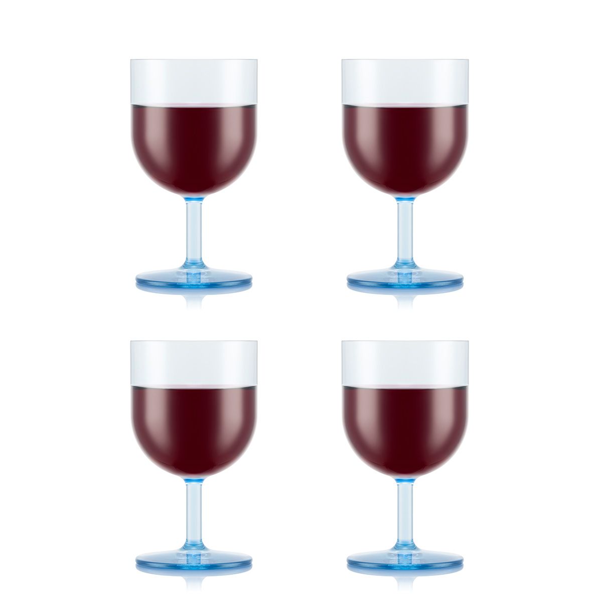 Bodum Oktett Red Vine Glasses 4 stk. 0,25 L, Blue Moon