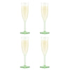 Bodum Oktett Champagne fløjter 4 stk. 0,12 L, pistache