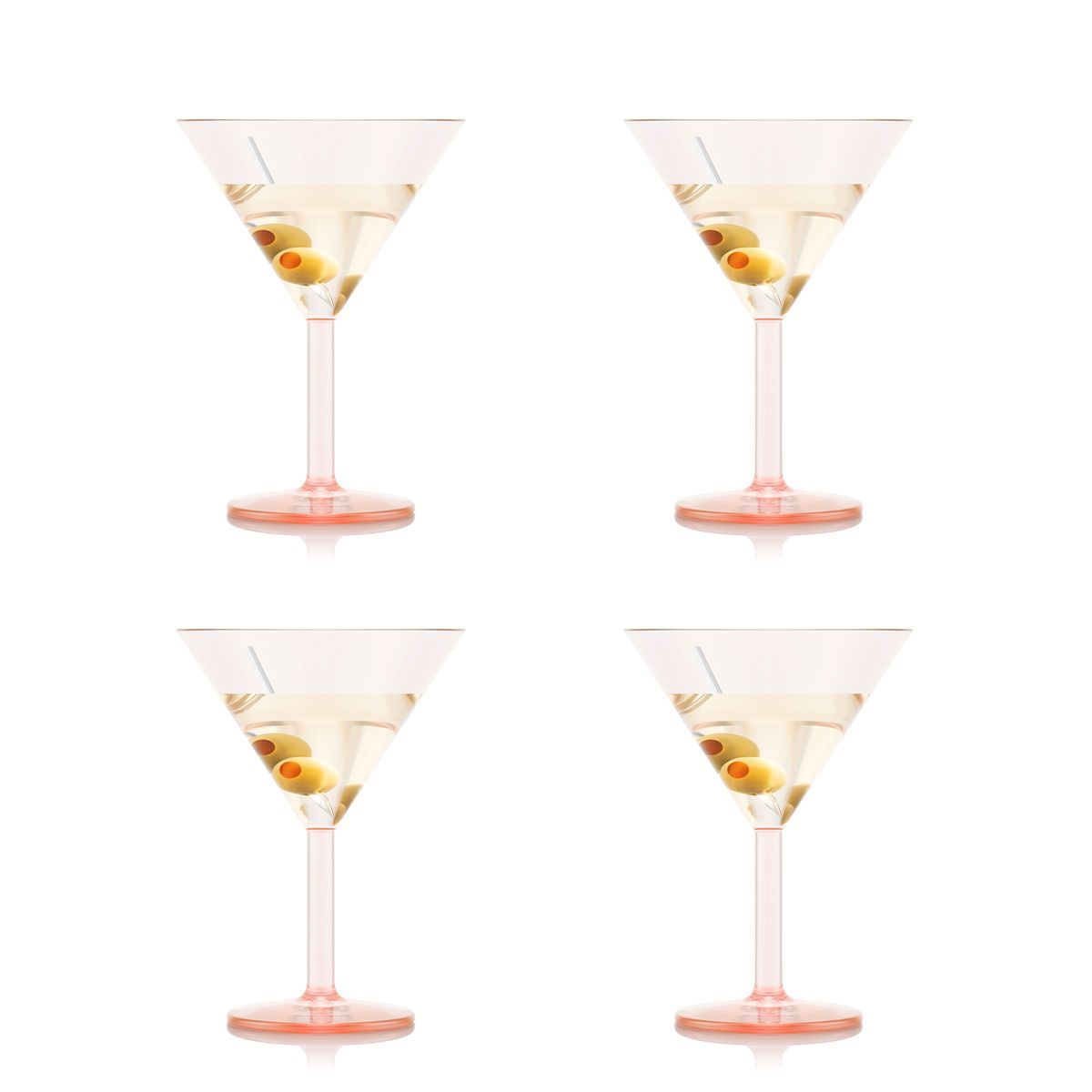 Bodum Oktett Martini Glasses 4 stk. 0,18 L, jordbær