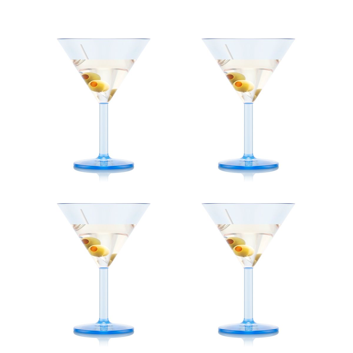Bodum Oktett Martini Glasses 4 stk. 0,18 L, Blue Moon