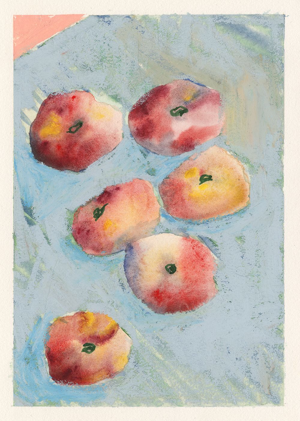 Paper Collective Peaches Poster, 50x70 cm