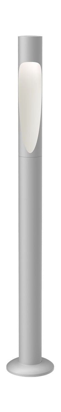 Louis Poulsen Flindt Garden Bollard LED 2700K 6.5W Base with Adaptor Long, Aluminium