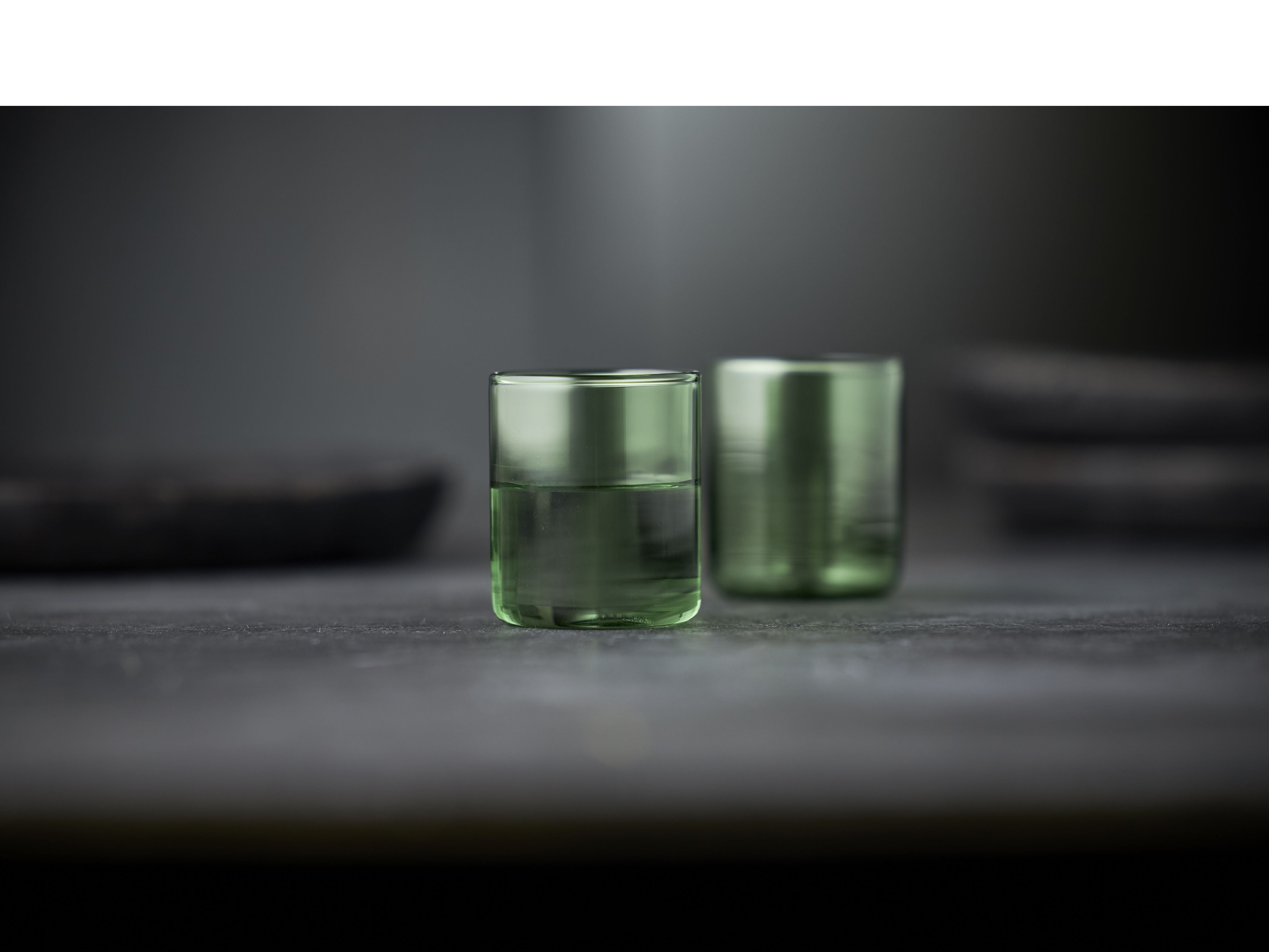Lyngby Glas Torino Shot Glass 6 Cl 2 stk, grøn