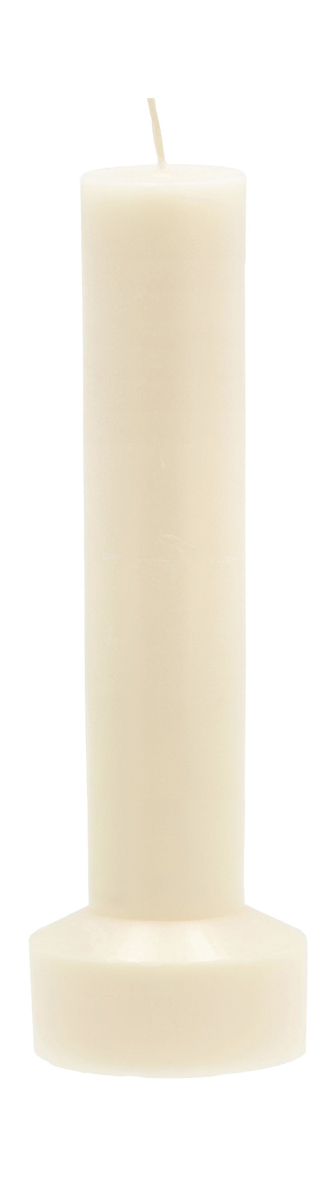 Villa Collection Hvils Pillar Candle ø 8 X 23 Cm, Cream