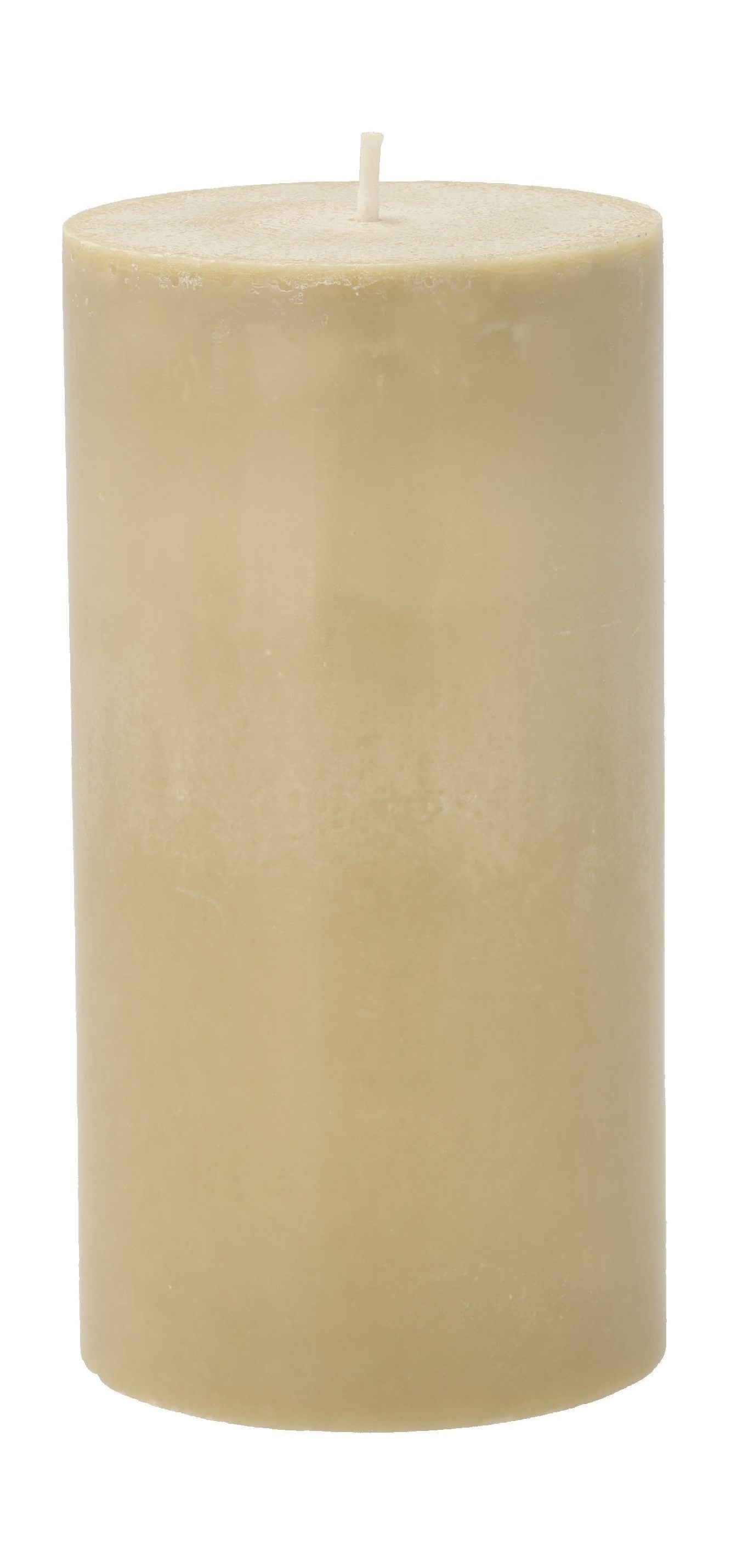 Villa Collection Trae Pillar Candle ø 7.8 X 15 Cm, Camel