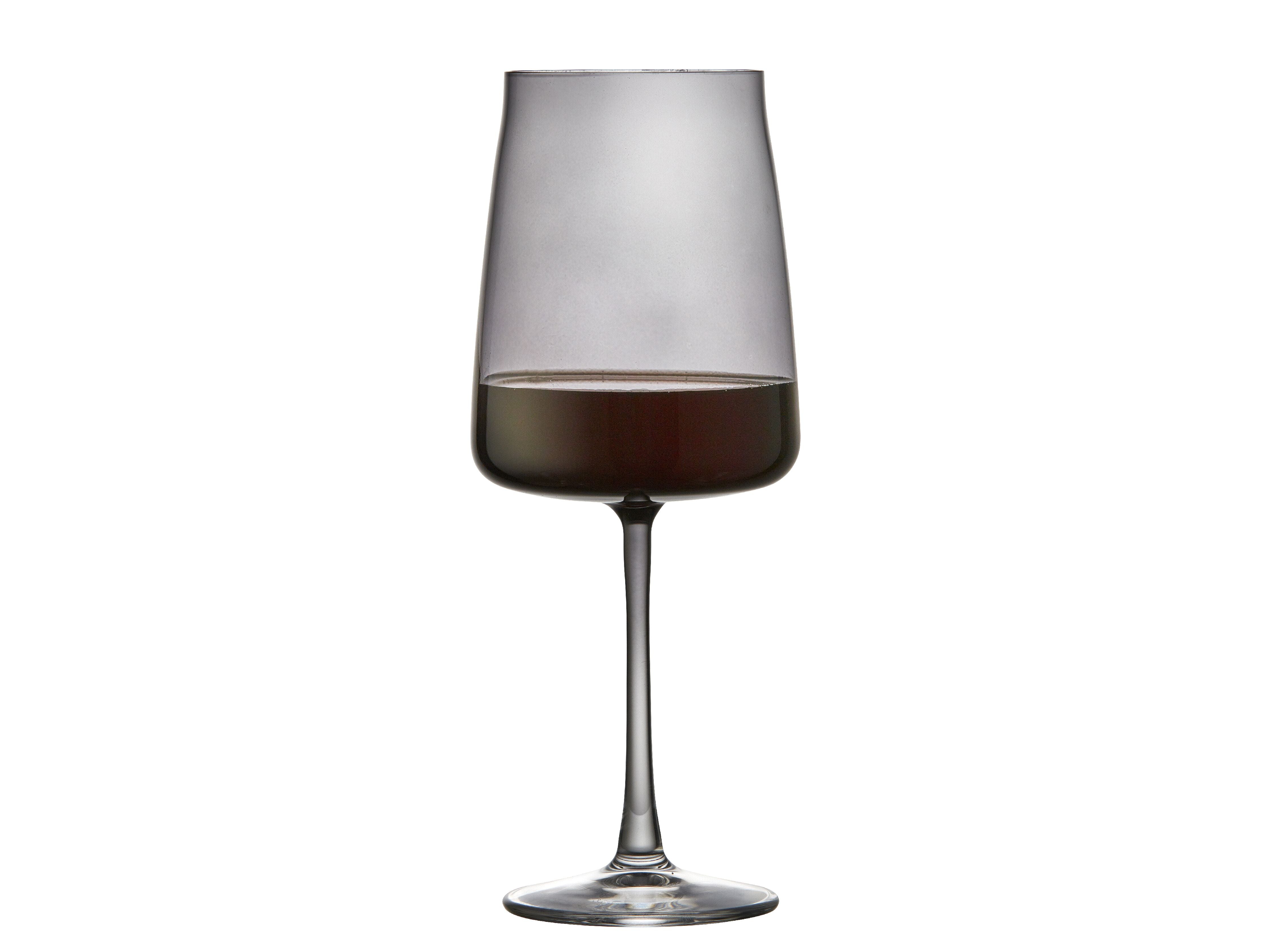Lyngby Glas Krystal Zero Red Vine Glass 54 CL 4 stk, røg
