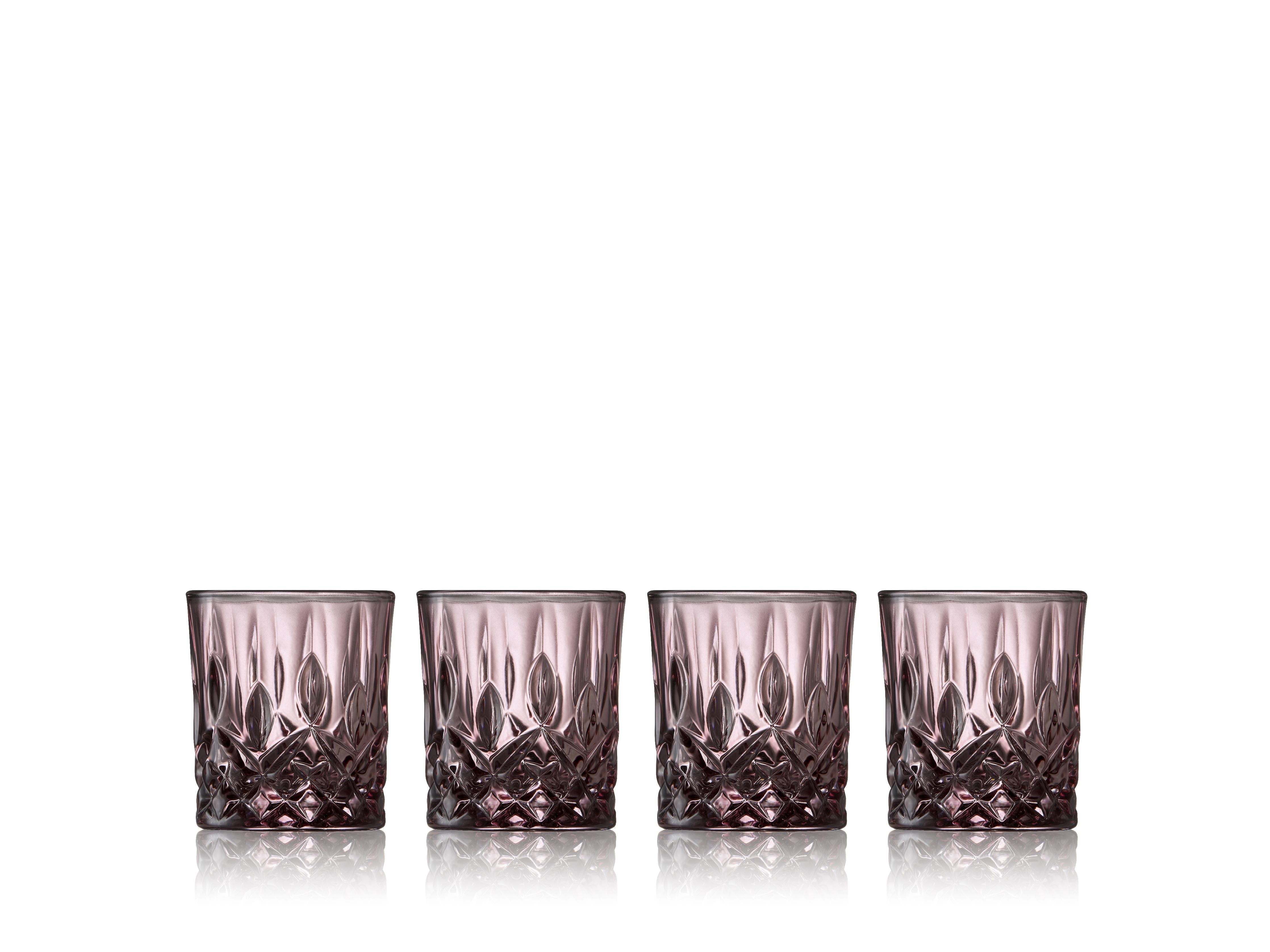 Lyngby Glas Sorrento Shot Glass 4 Cl 4 Pcs., Pink