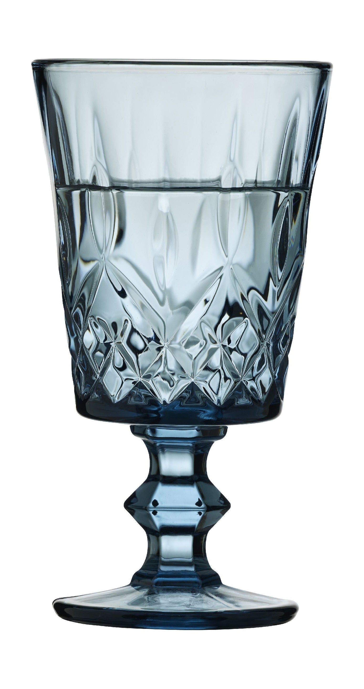 Lyngby Glas Sorrento Wine Glass 29 Cl 4 Pcs., Blue
