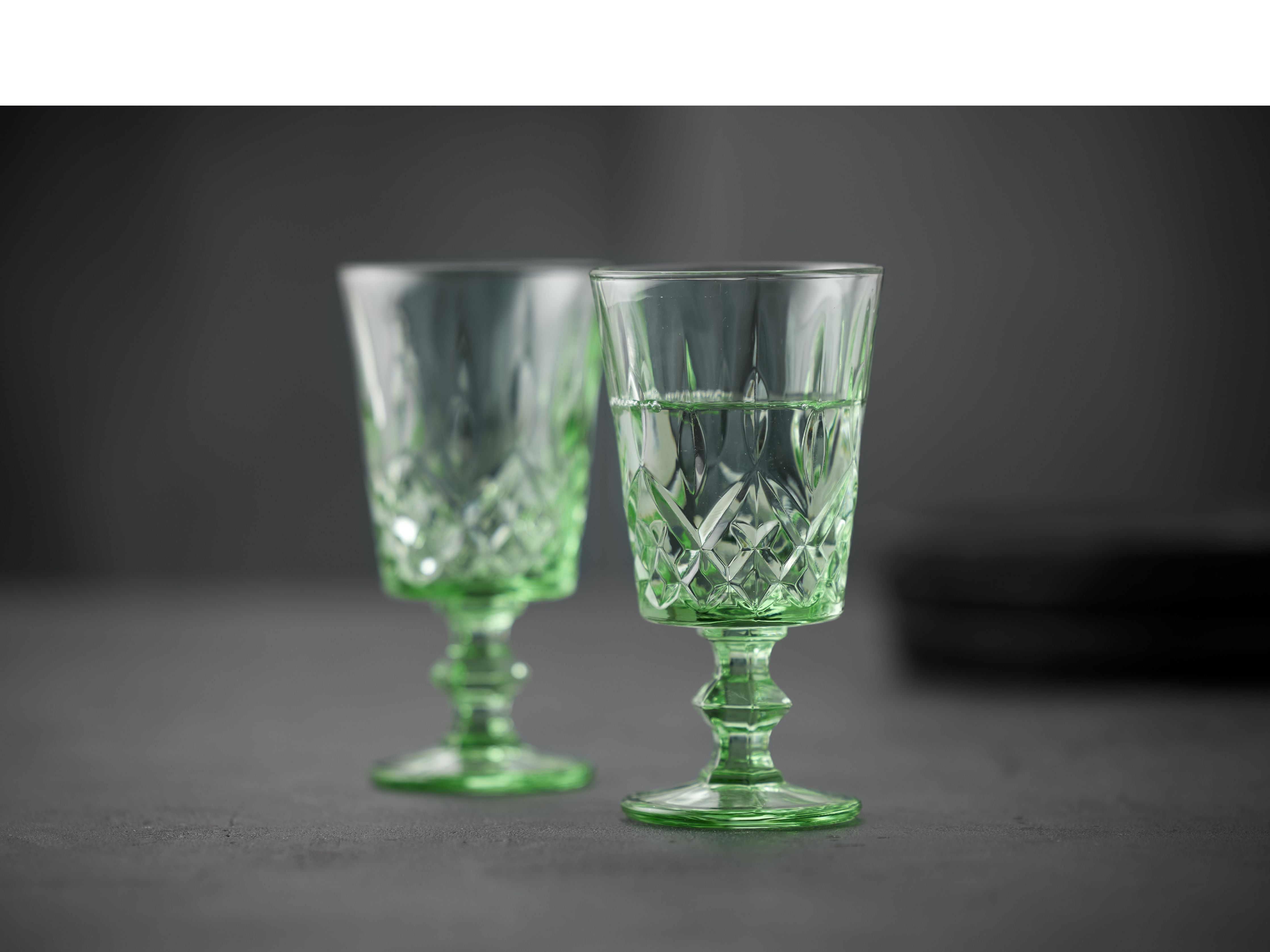 Lyngby Glas Sorrento Wine Glass 29 Cl 4 Pcs., Green