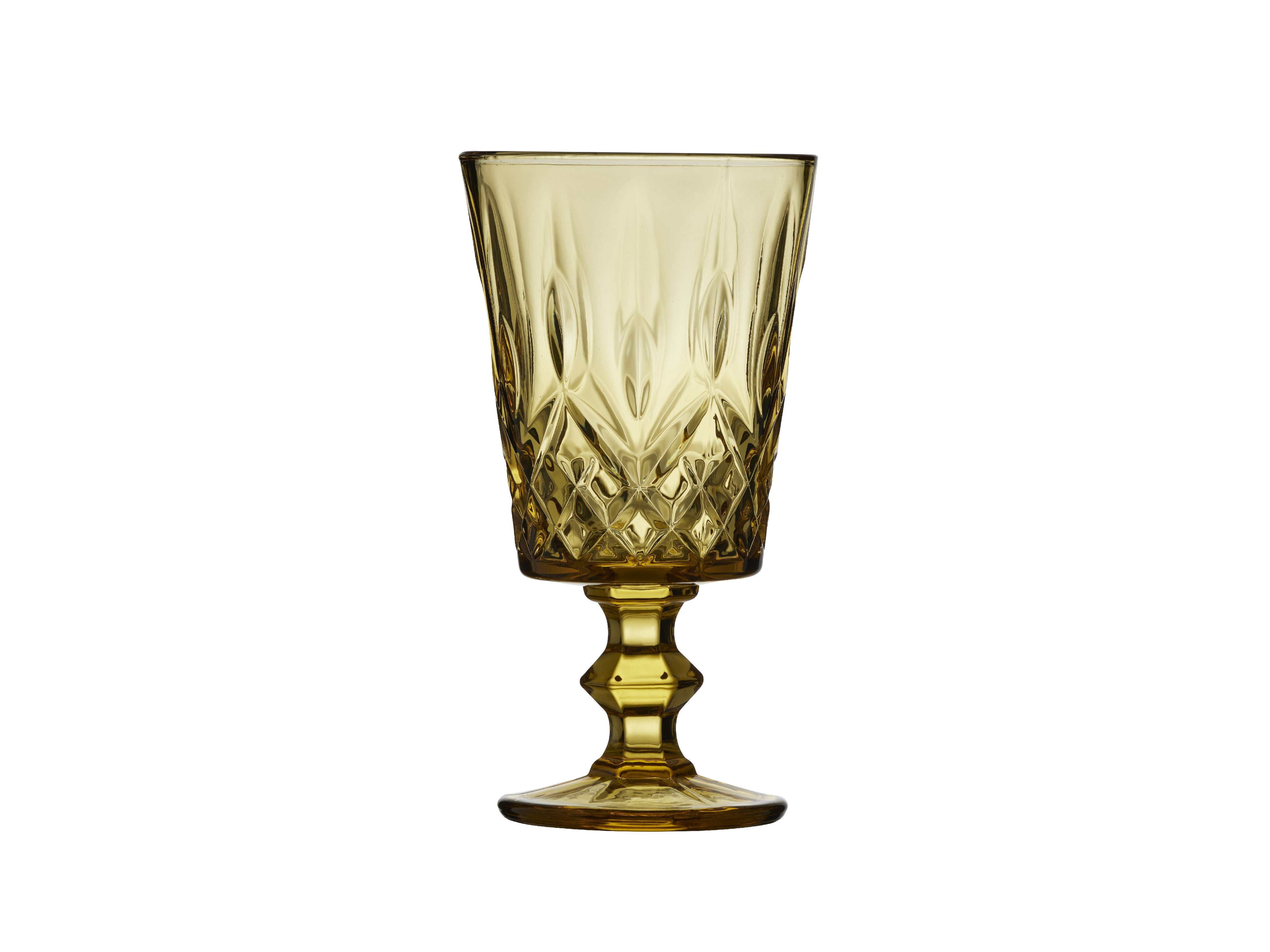 Lyngby Glas Sorrento Wine Glass 29 Cl 4 Pcs., Amber