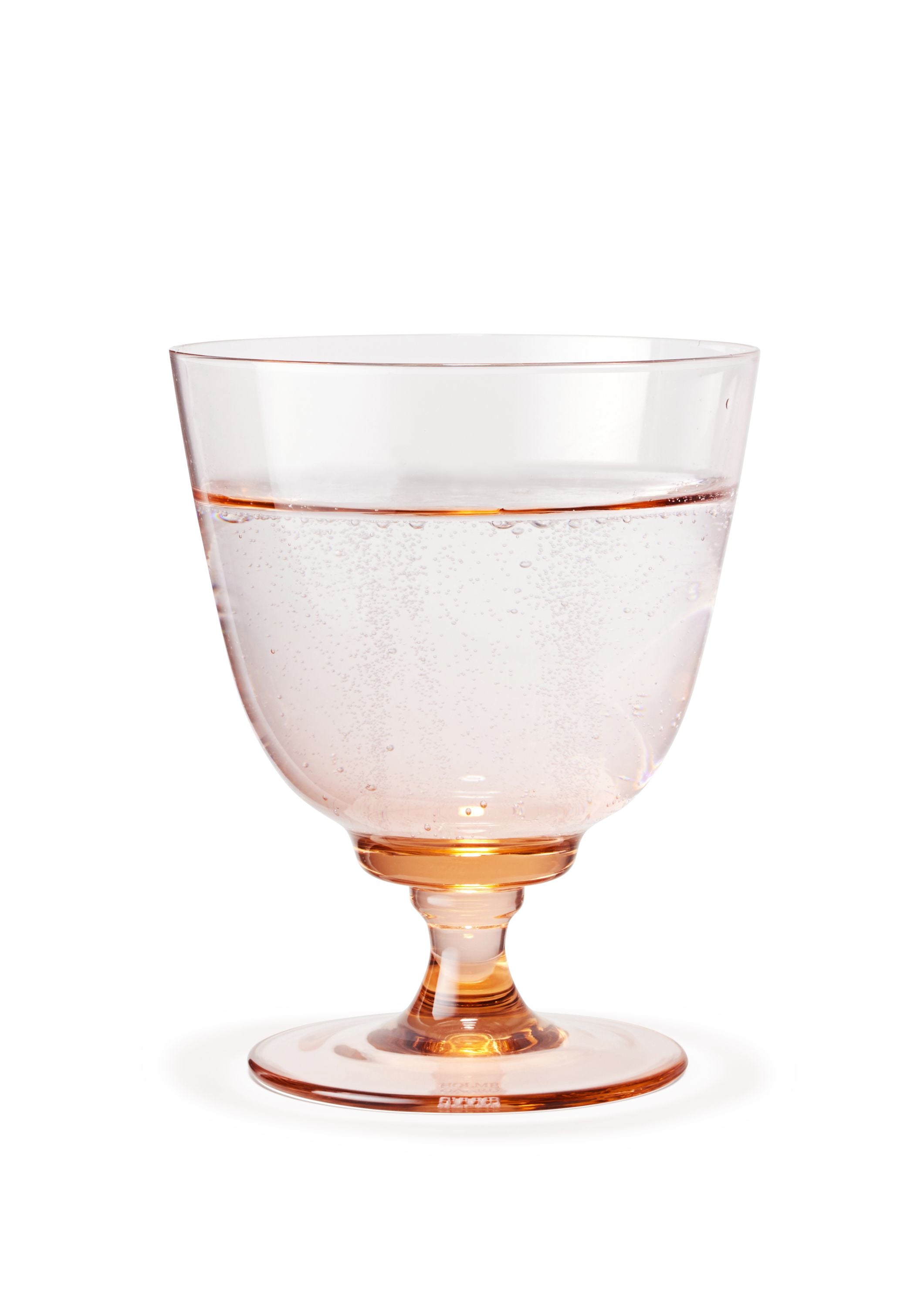 Holmegaard Flow Glass til fod 35 CL, Champagne