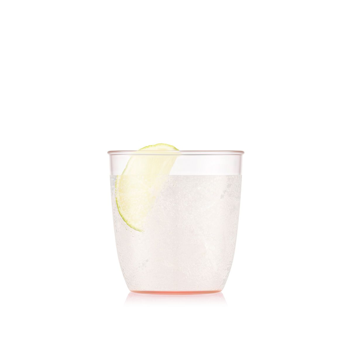 Bodum Kvadrant Drink Glass 200 ml 4 stk., Strawberry