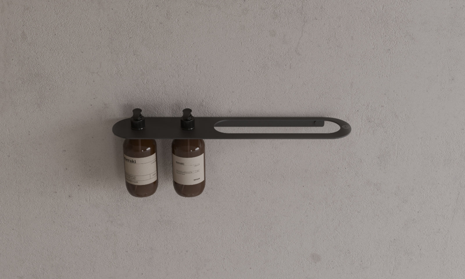Copenhagen Bath Cb100 såpe- og håndkleholder, matt sort