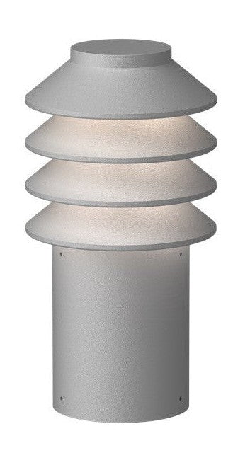 Louis Poulsen Bysted Garden Bollard LED 3000K 14W Spike without Adaptor with Connector Short, Aluminium