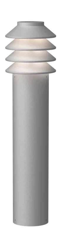 Louis Poulsen Bysted Garden Bollard LED 3000K 14W Spike without Adaptor with Connector Long, Aluminium