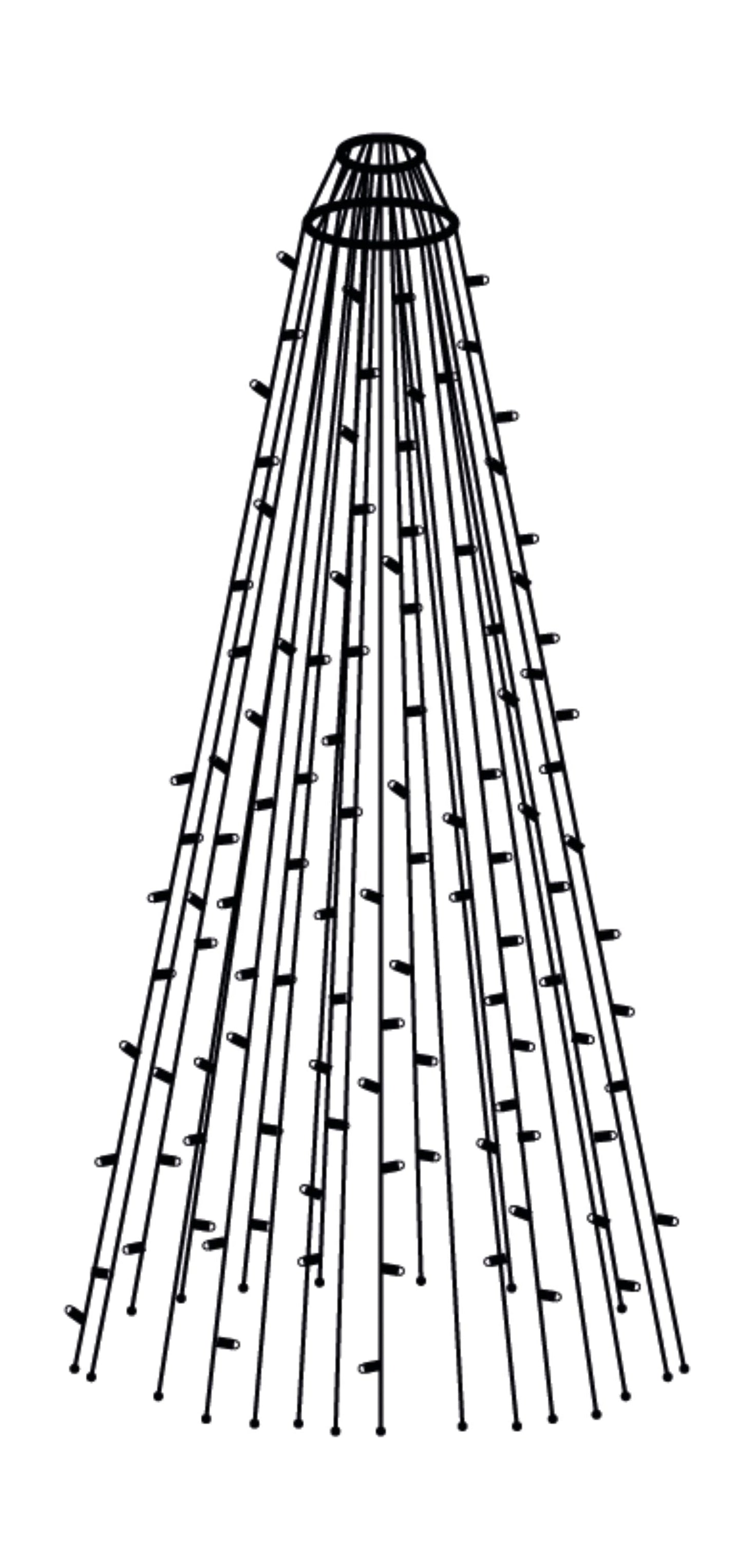 Sirius Top-Line Flagstangskæd 22x10,35 m