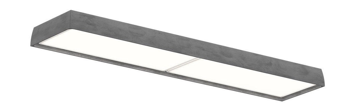 Louis Poulsen LP Slim Box Semi-Recessed Ceiling Lamp 3165 Lumens Wireless Bluetooth, Dark Aluminium