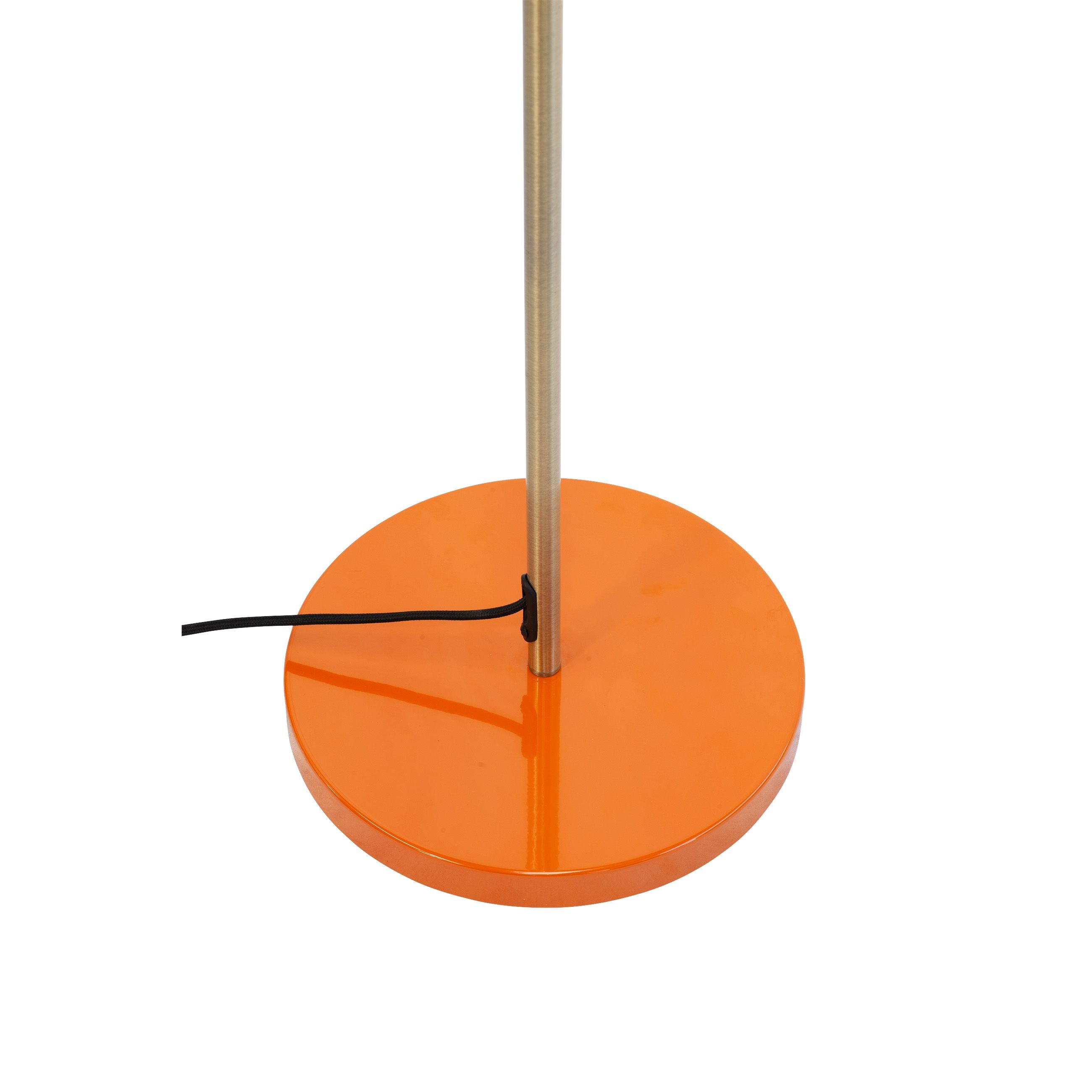 Dyberg Larsen Ocean Floor Lampe, orange/messing