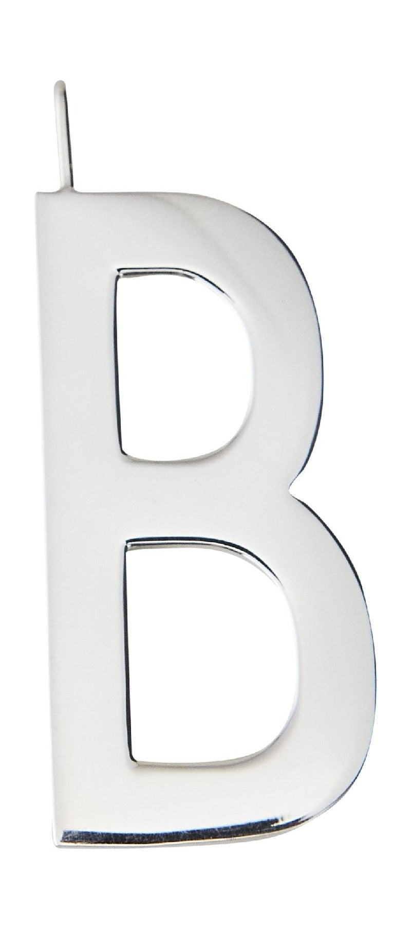 Design Letters til indledende halskæde 30 mm sølv, b