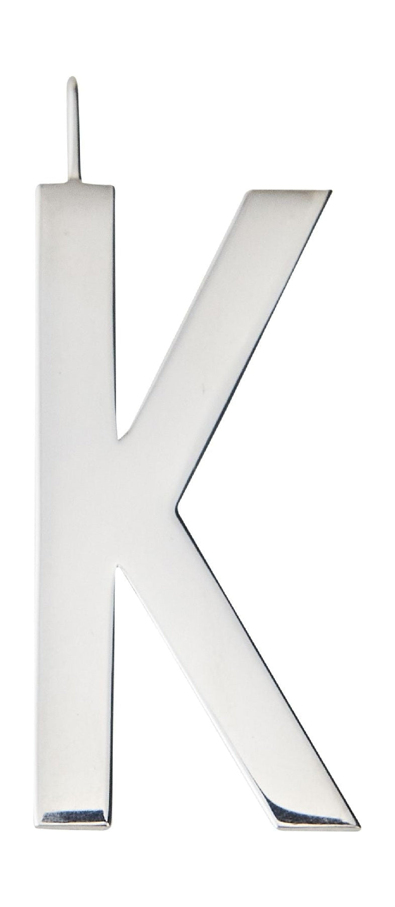 Design Letters Brev til indledende halskæde 30 mm sølv, k