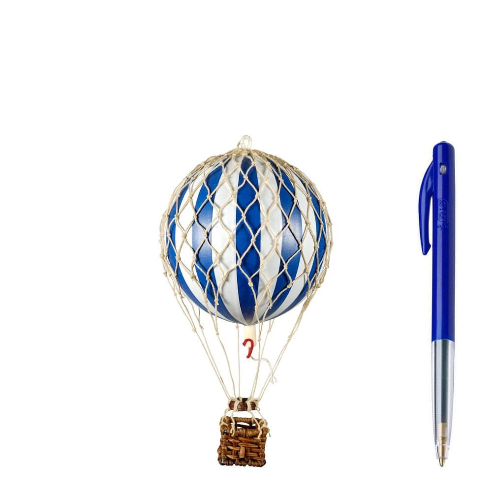 Authentic Models Floating The Skies Luftballon, Blå/Hvid, Ø 8.5 cm