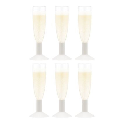 Bodum Oktett Plastic Champagne Glasses 6 stk., Fløde