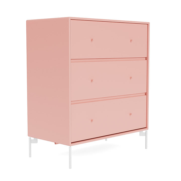 Montana Carry Dresser With Legs, Ruby/Snow White