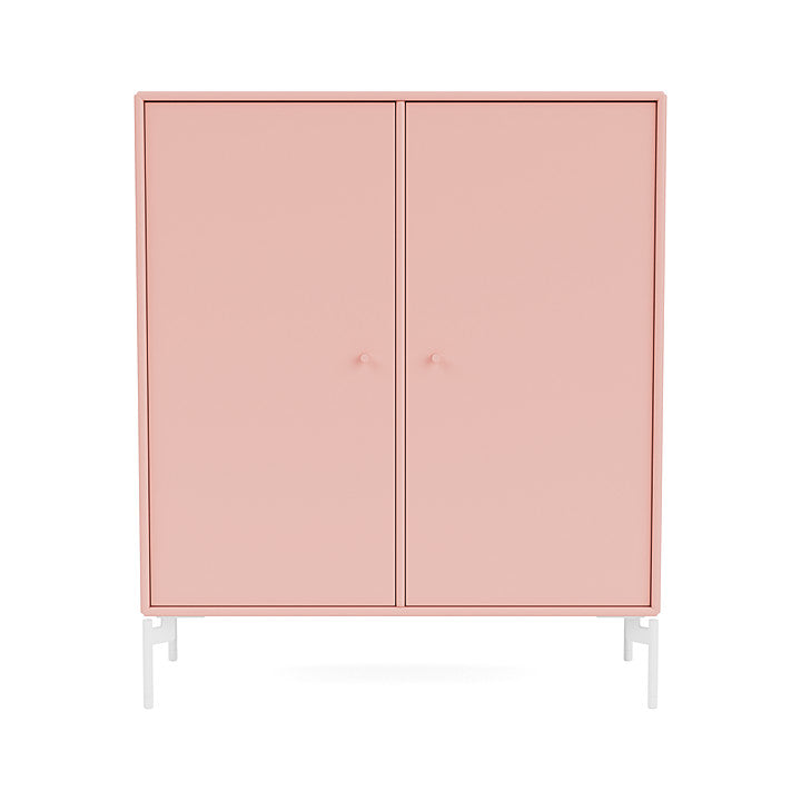 Montana Cover Cabinet With Legs, Ruby/Snow White