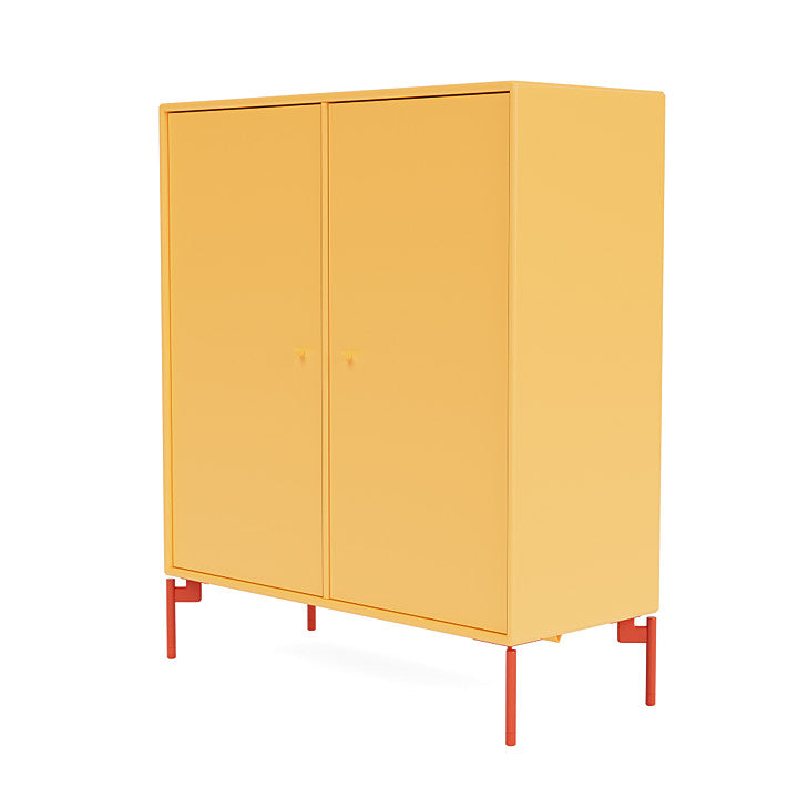 Montana Cover Cabinet With Legs, Acacia/Rosehip
