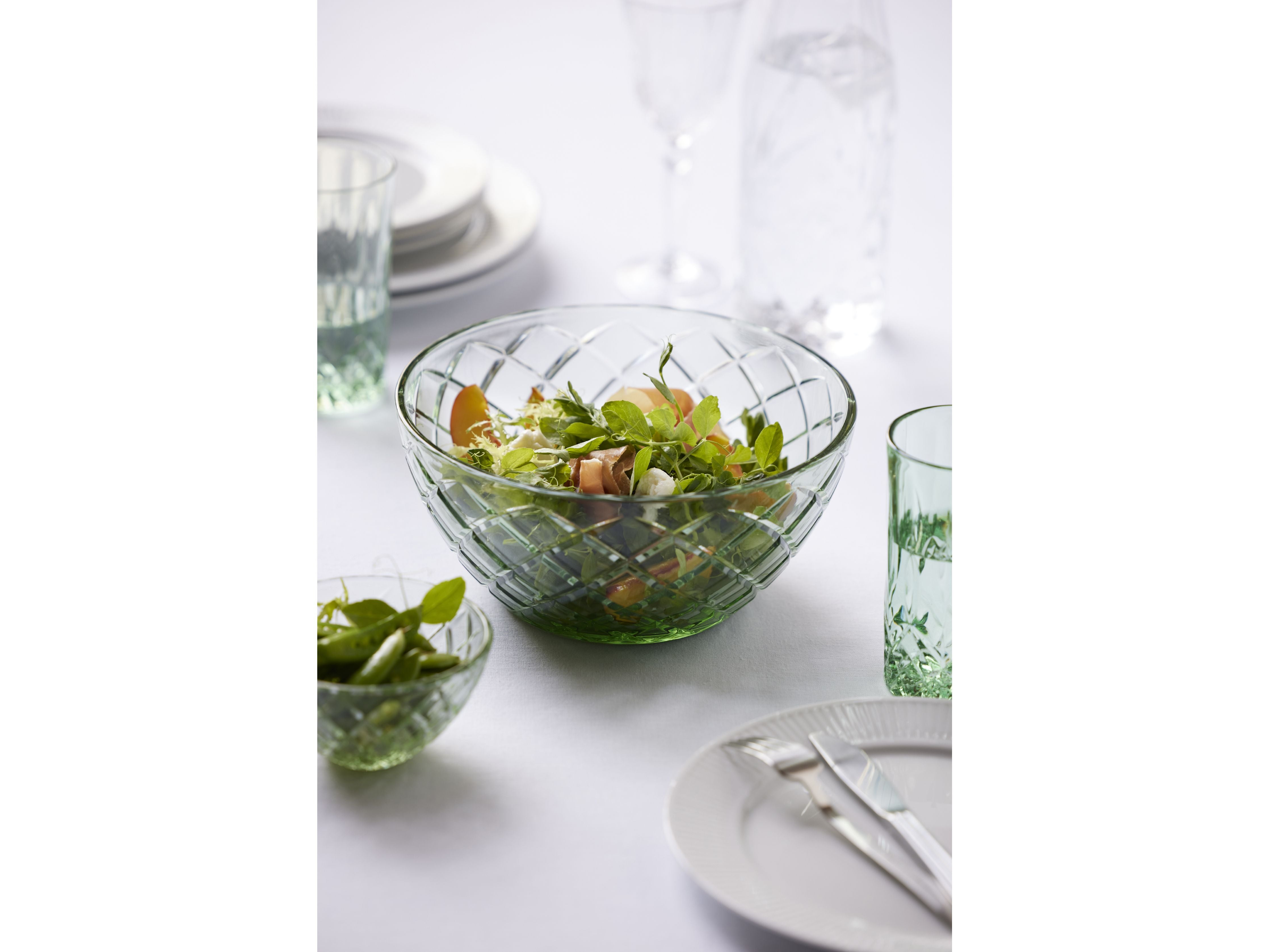 Lyngby Glas Sorrento Salatskål, Grøn