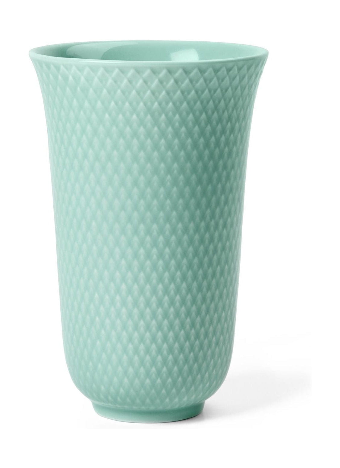 Lyngby Porcelæn Rhombe Color Vase 15 Cm, Aqua