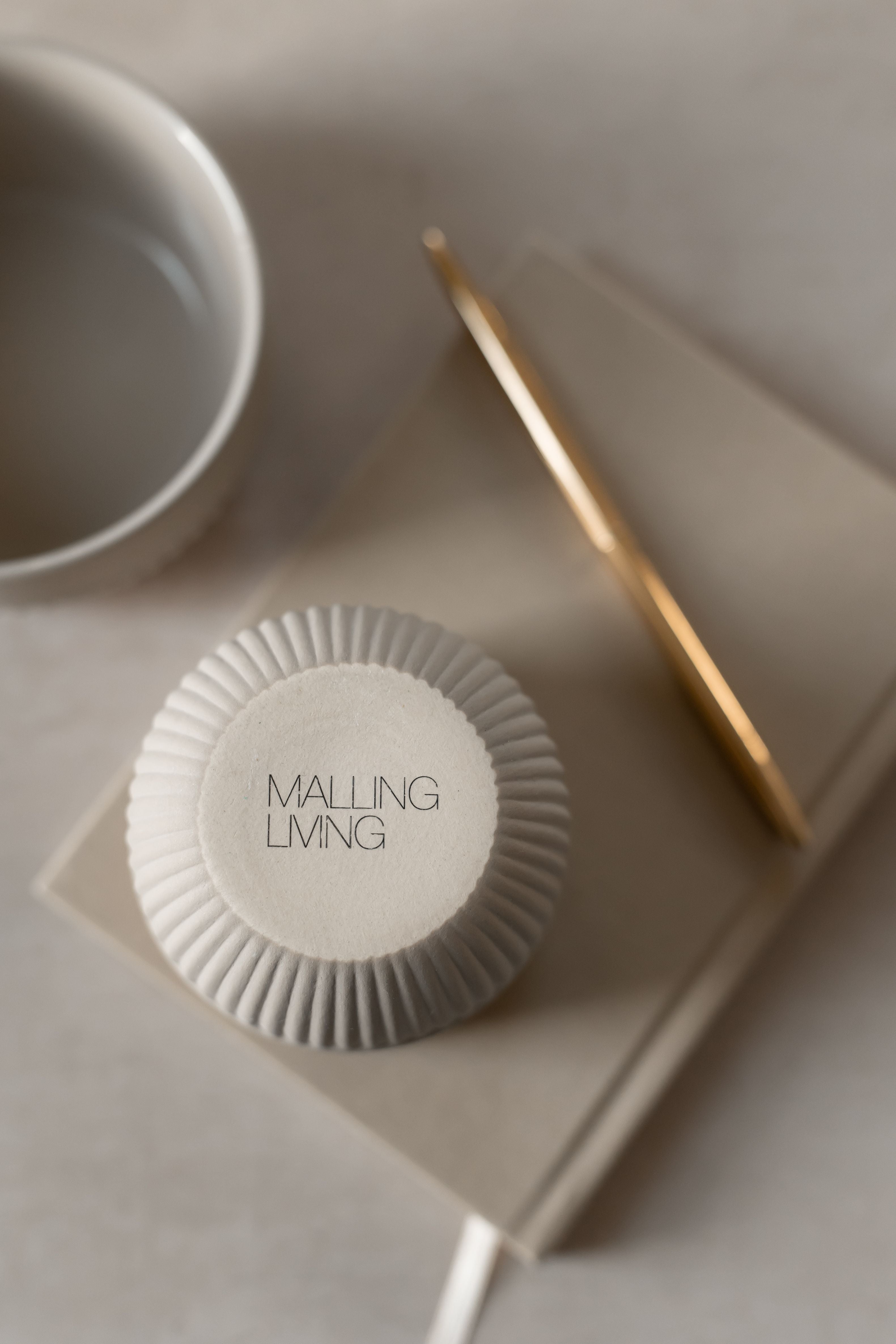 Malling Living Root Cup  Stor, Creme hvid