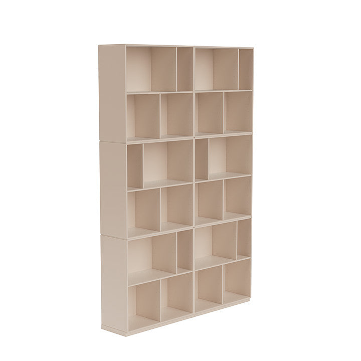 Montana Read Spacious Bookshelf With 3 Cm Plinth, Clay