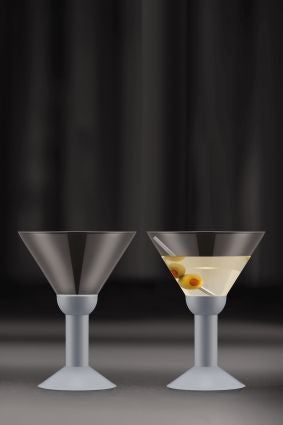 Bodum Oktett Martini -briller med plastbase 2 stk., Grøn