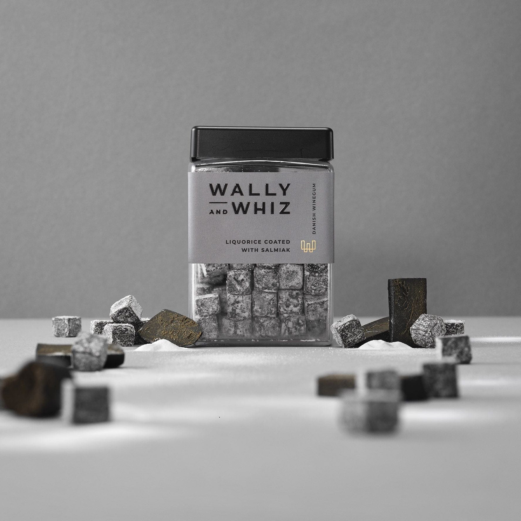 Wally and Whiz Vingummi Cube Lakrids Med Salmiak, 240g