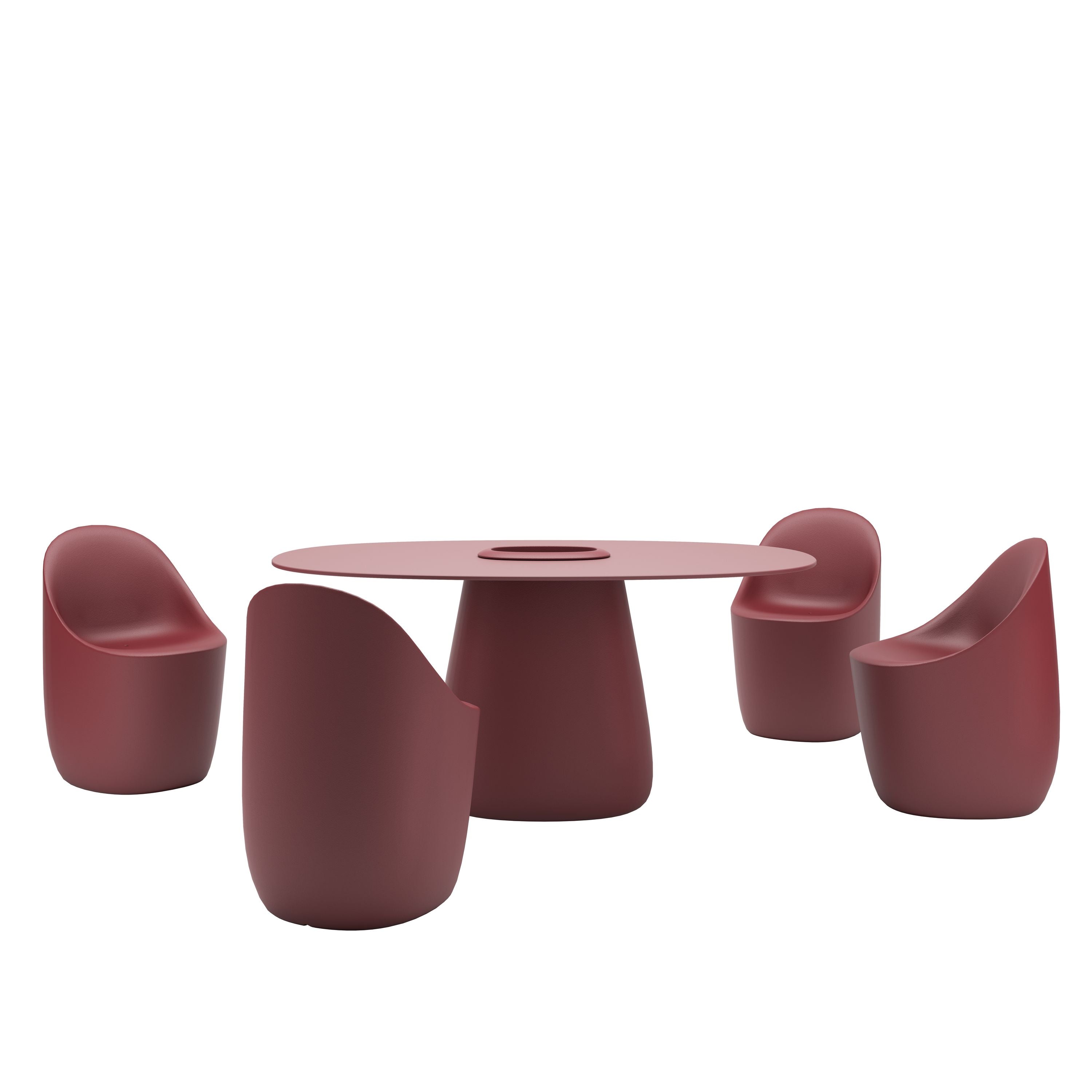 Qeeboo Cobble Chair, Indian Red