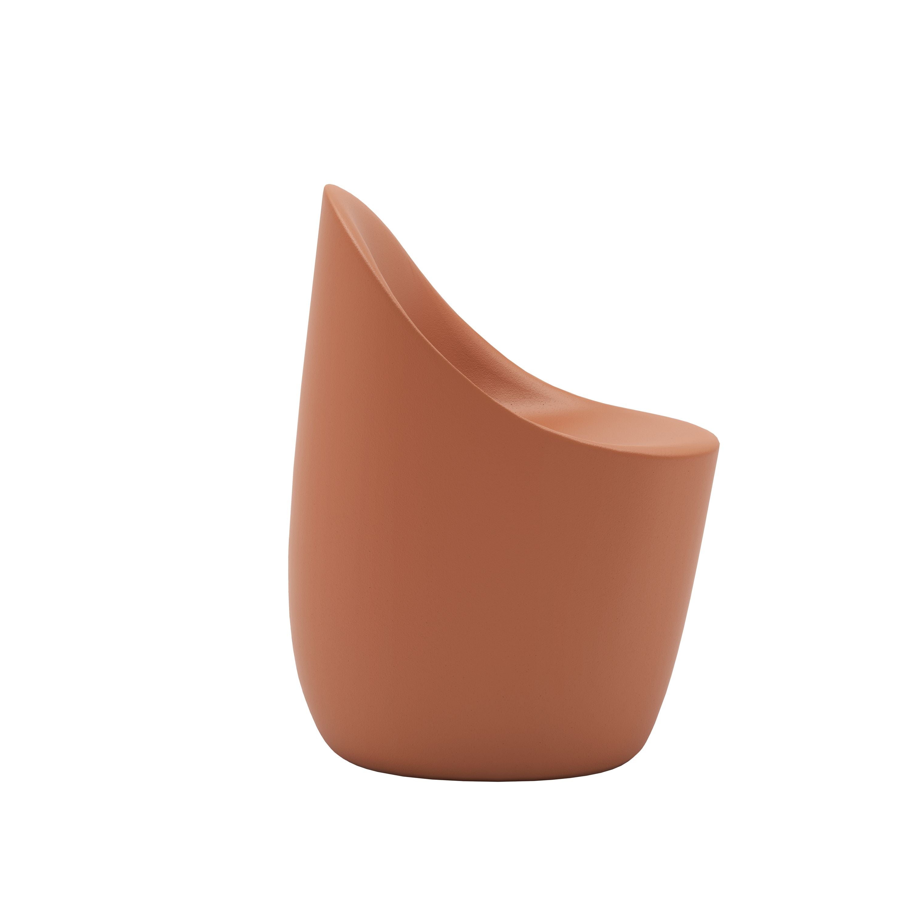 Qeeboo Cobble Chair, Terracotta