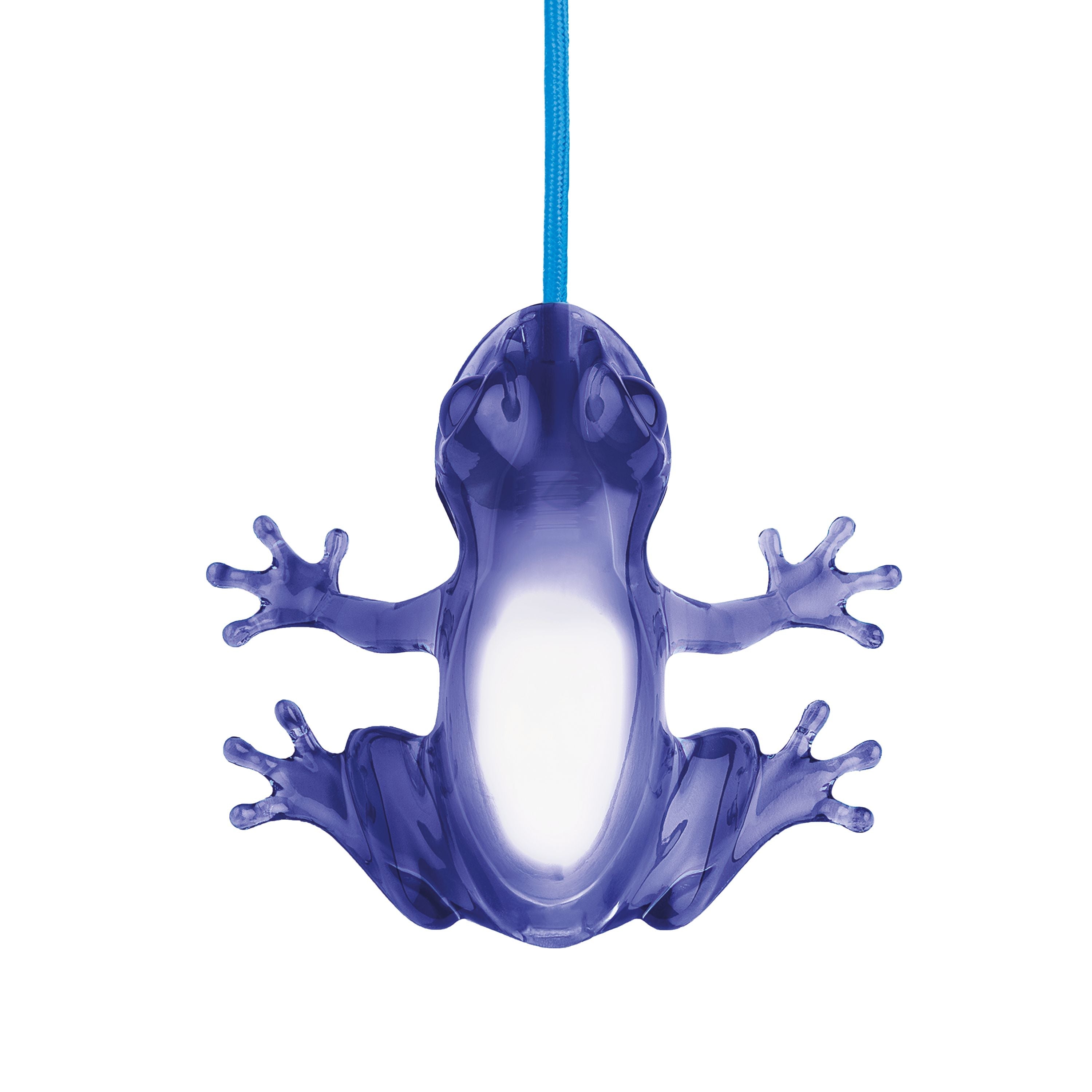 Qeeboo Hungry Frog Lamp, Sapphire